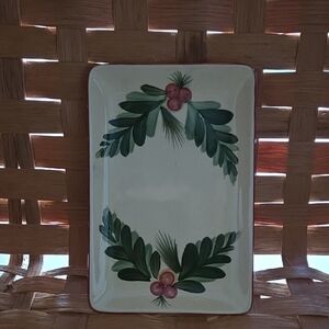 SOUTHERN LIVING AT HOME BY GAIL PITTMAN CERAMIC PLATE 8X5.25"